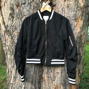 Mustard Seed Varsity Bomber Jacket